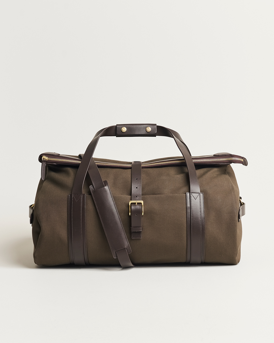 Heren | Tassen | Mismo | M/S Explorer Weekendbag Army/Dark Brown