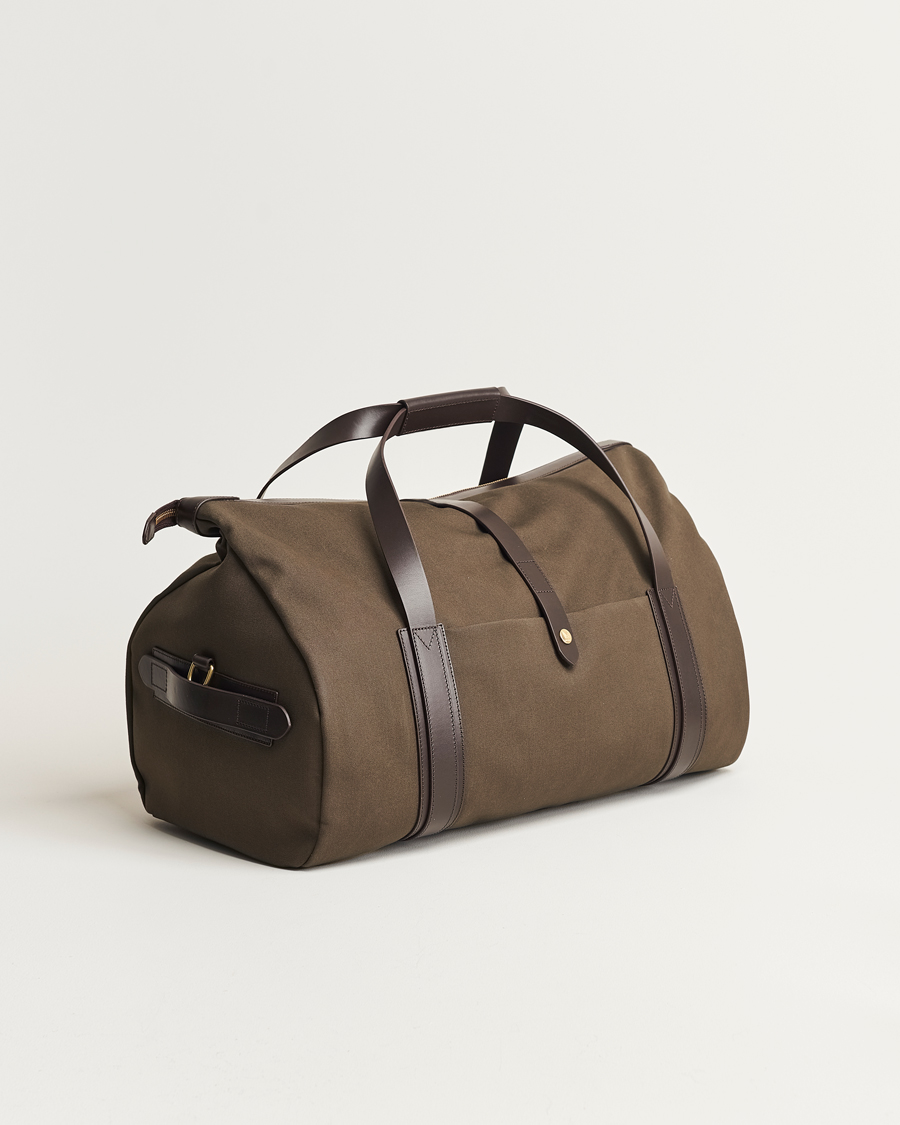 Heren | Tassen | Mismo | M/S Explorer Weekendbag Army/Dark Brown