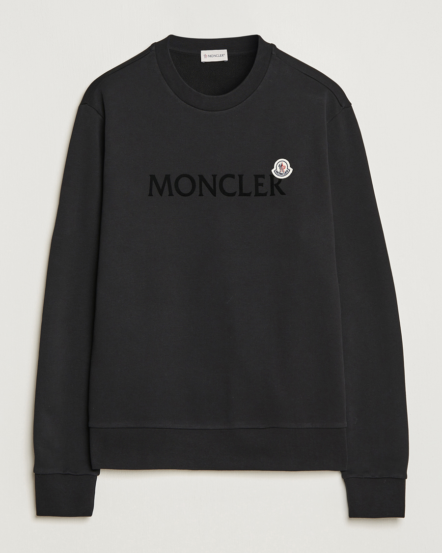 Moncler Lettering Logo Sweatshirt Black