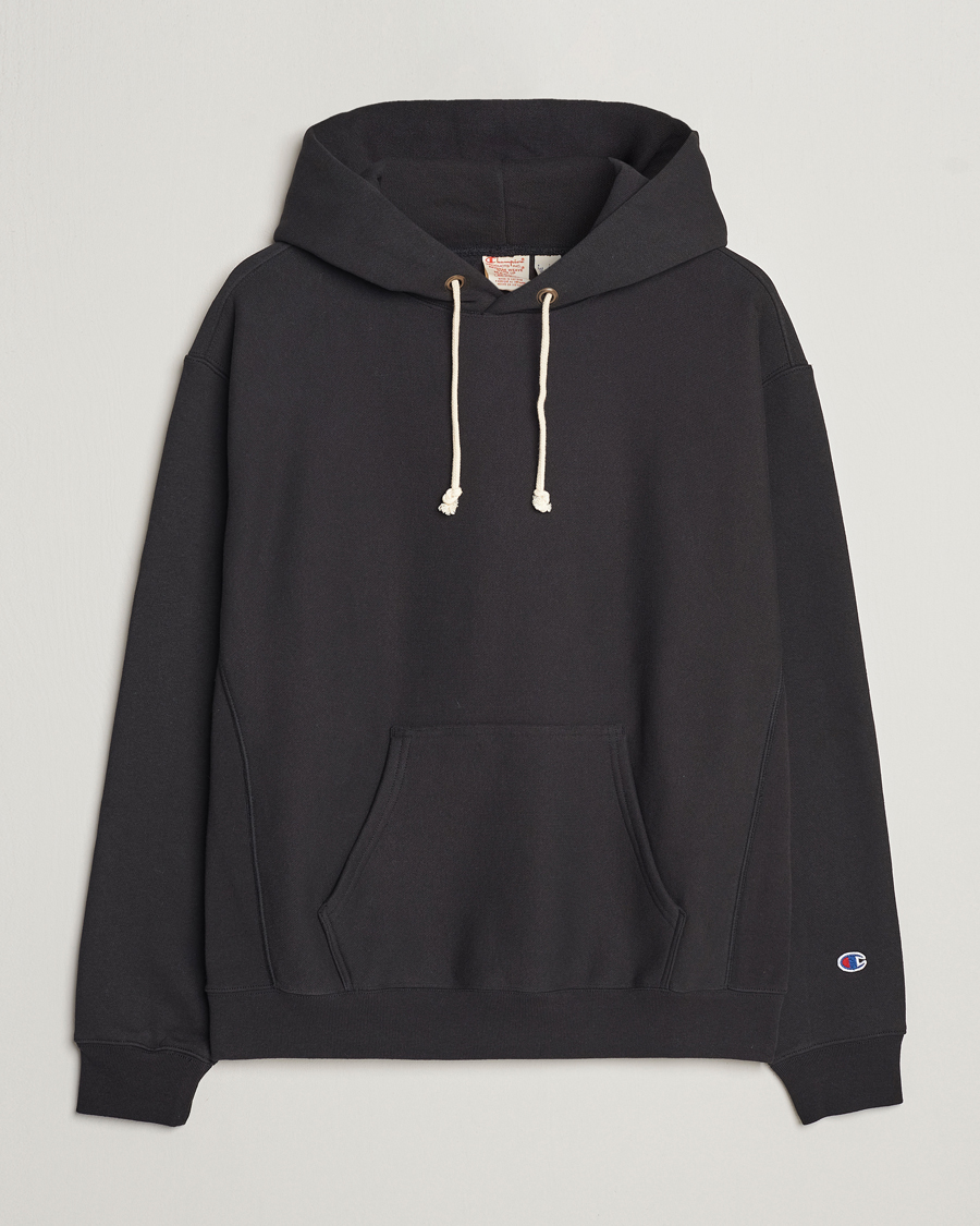 Champion Reverse Weave Soft Fleece Hoodie Black Beauty Man CareOfCarl.n