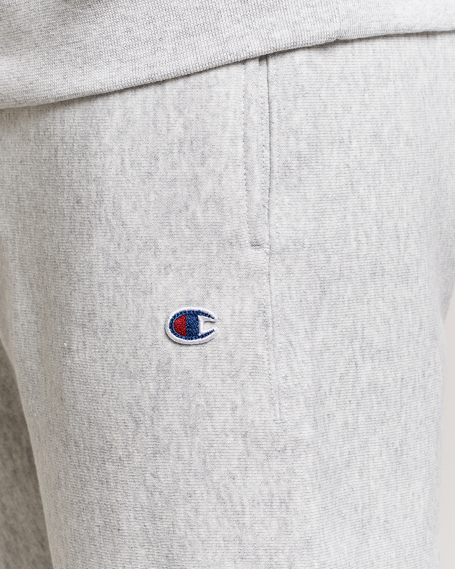 Champion Reverse Weave Soft Fleece Sweatpants Grey Melange Man CareOfCa