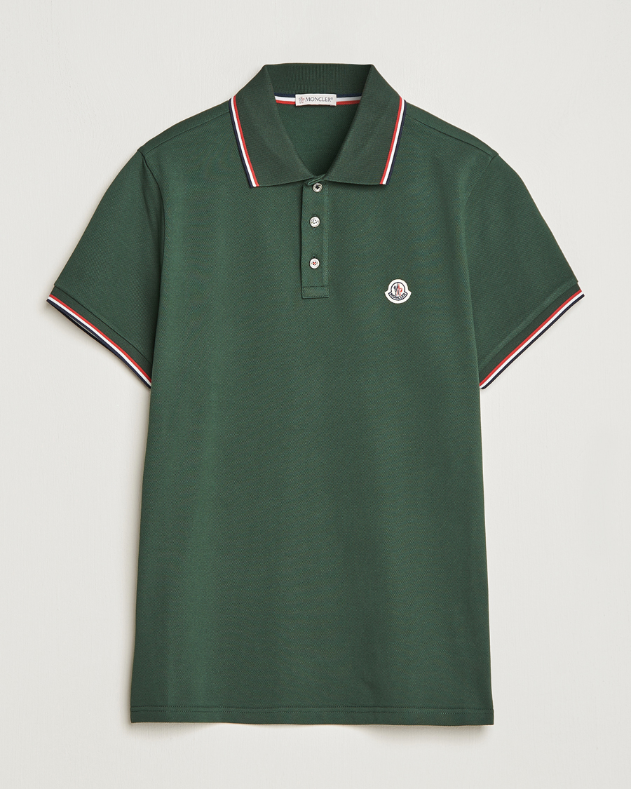 Moncler polo groen new arrivals