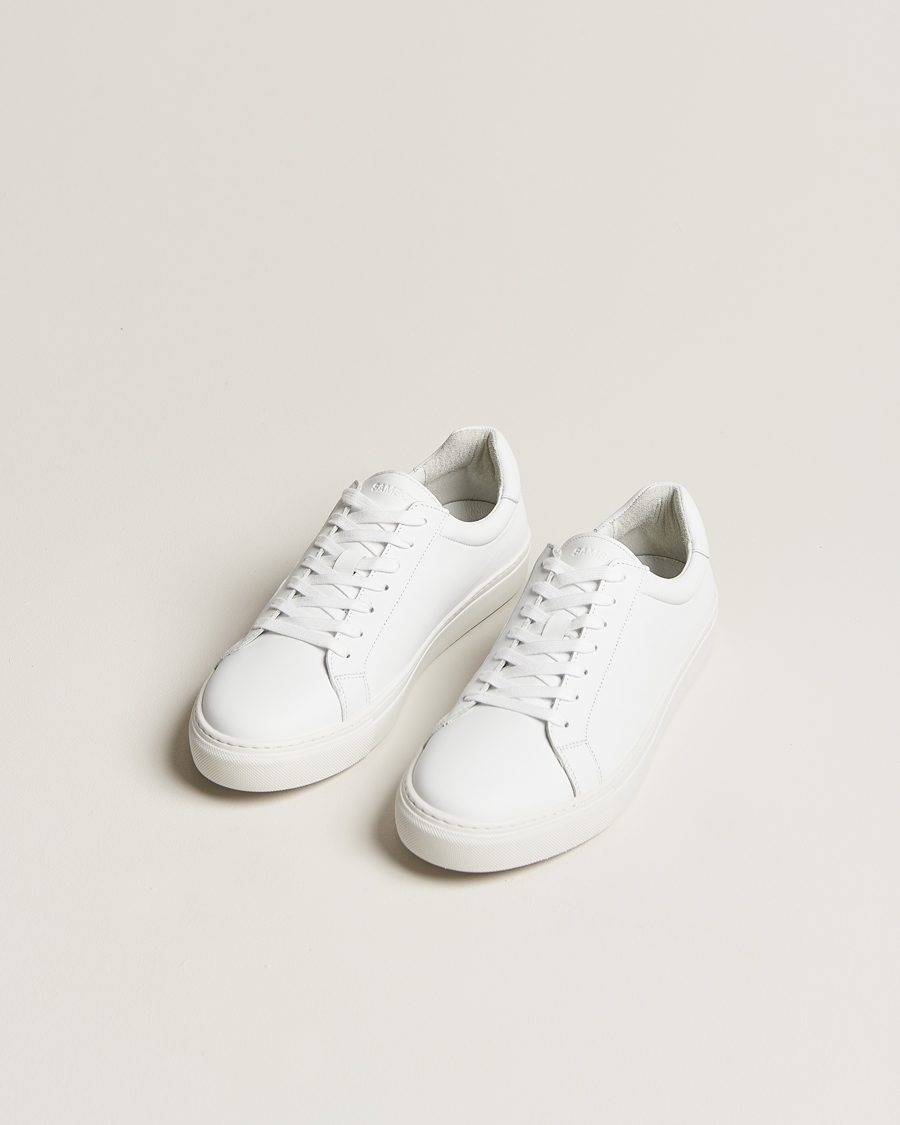 Heren |  | Samsøe Samsøe | Saharry Leather Sneakers White