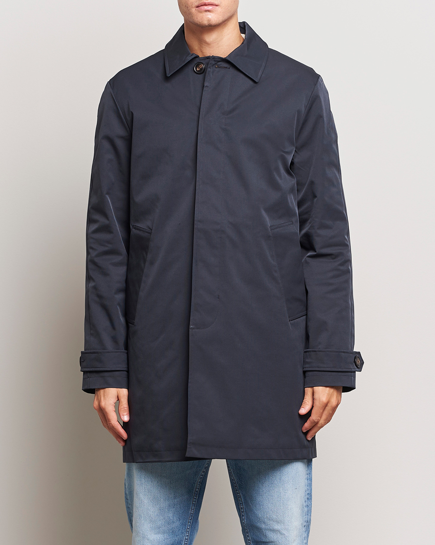 Heren |  | Morris | Barlay Waterproof Car Coat Blue