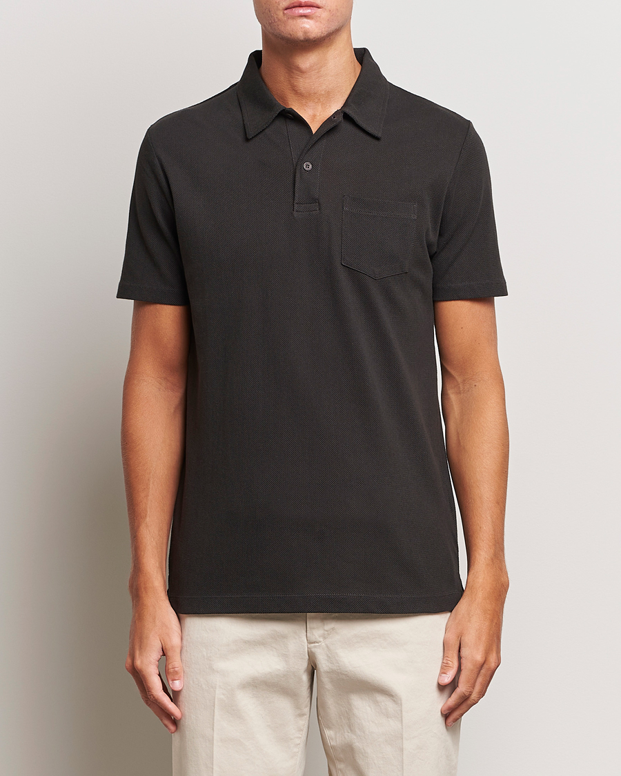 Heren |  | Sunspel | Riviera Polo Shirt Coffe