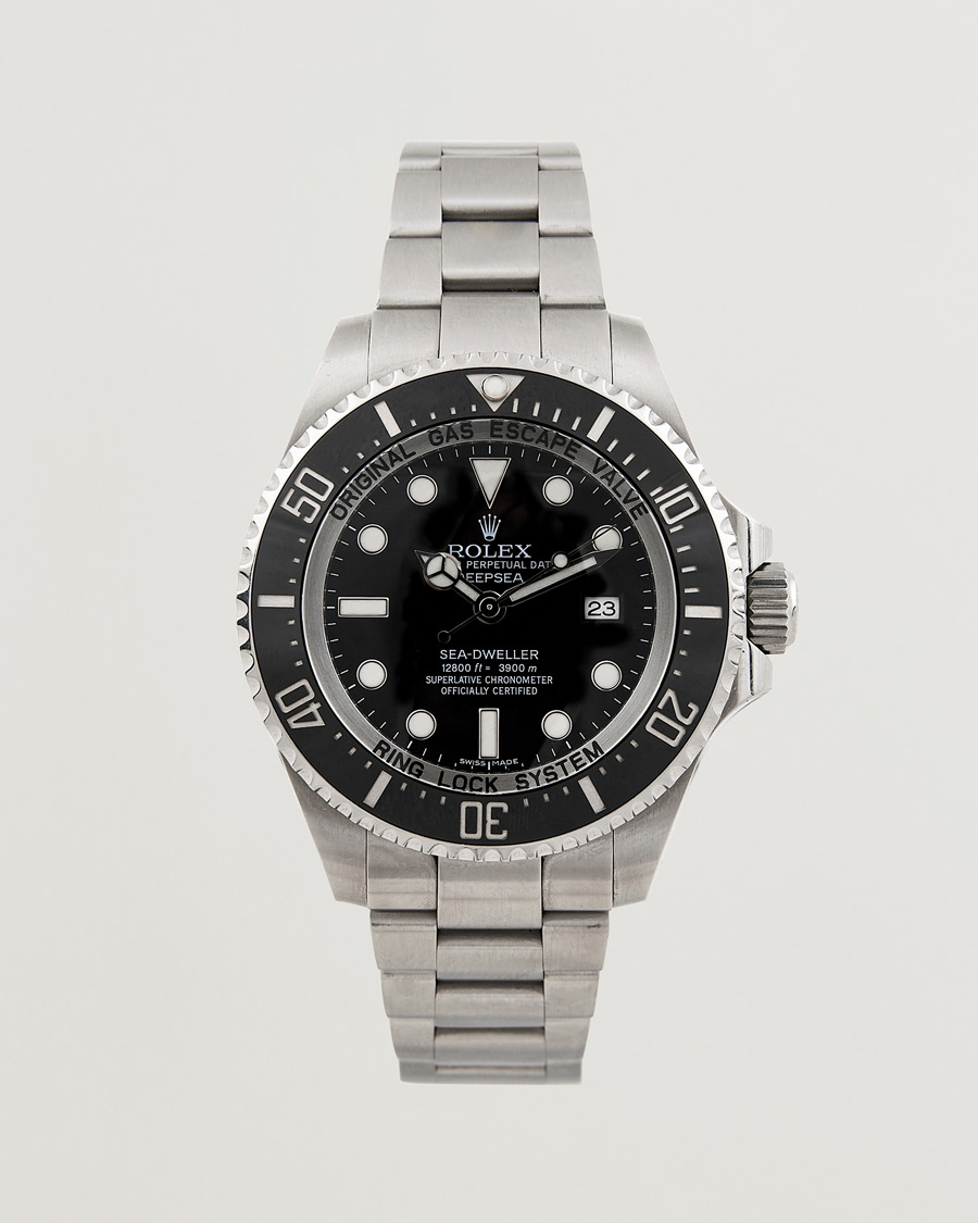 Heren | Rolex Pre-Owned Sea-Dweller Deepsea 116660 Steel Black | Rolex Pre-Owned | Sea-Dweller Deepsea 116660 Steel Black