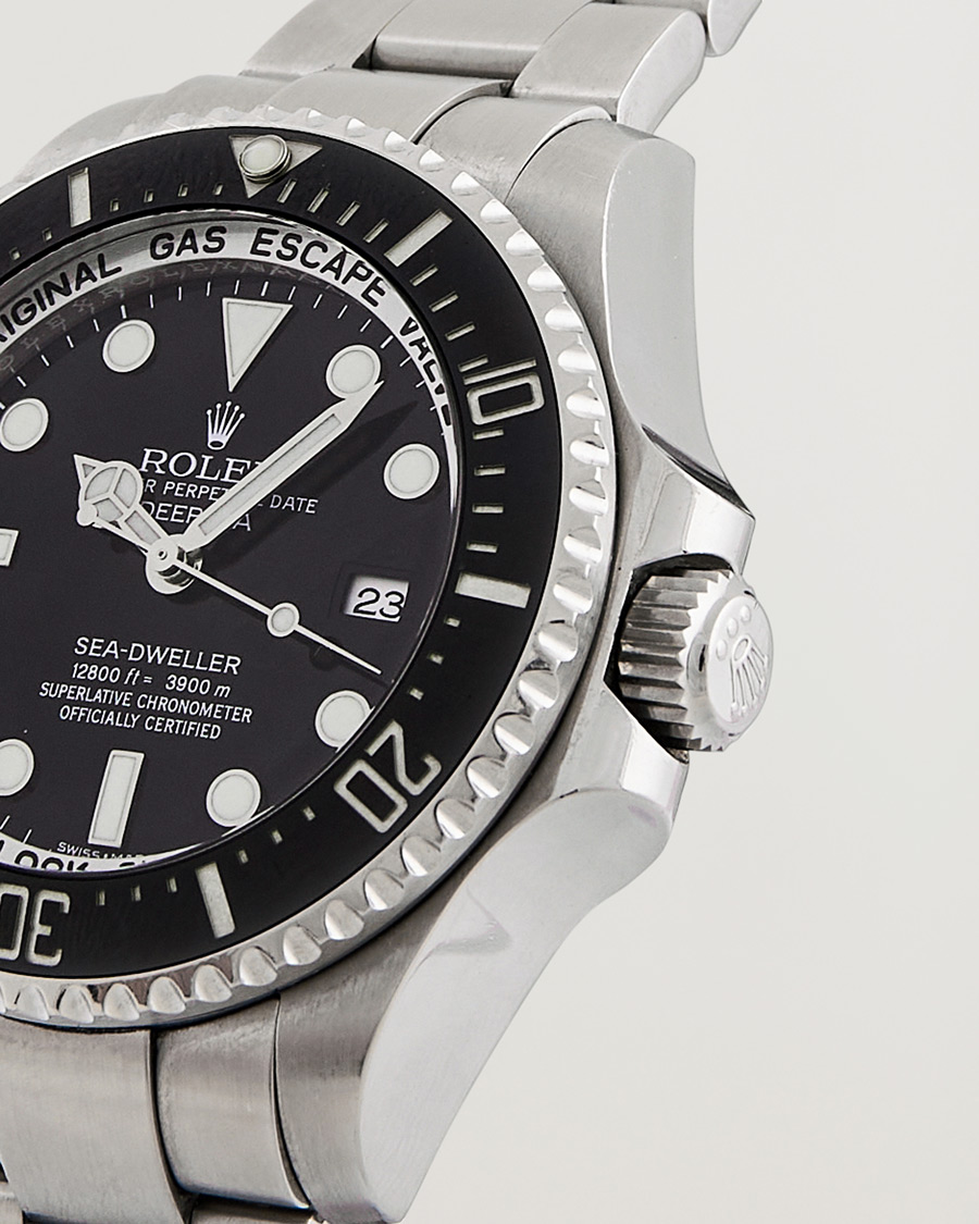 Heren | Rolex Pre-Owned Sea-Dweller Deepsea 116660 Steel Black | Rolex Pre-Owned | Sea-Dweller Deepsea 116660 Steel Black