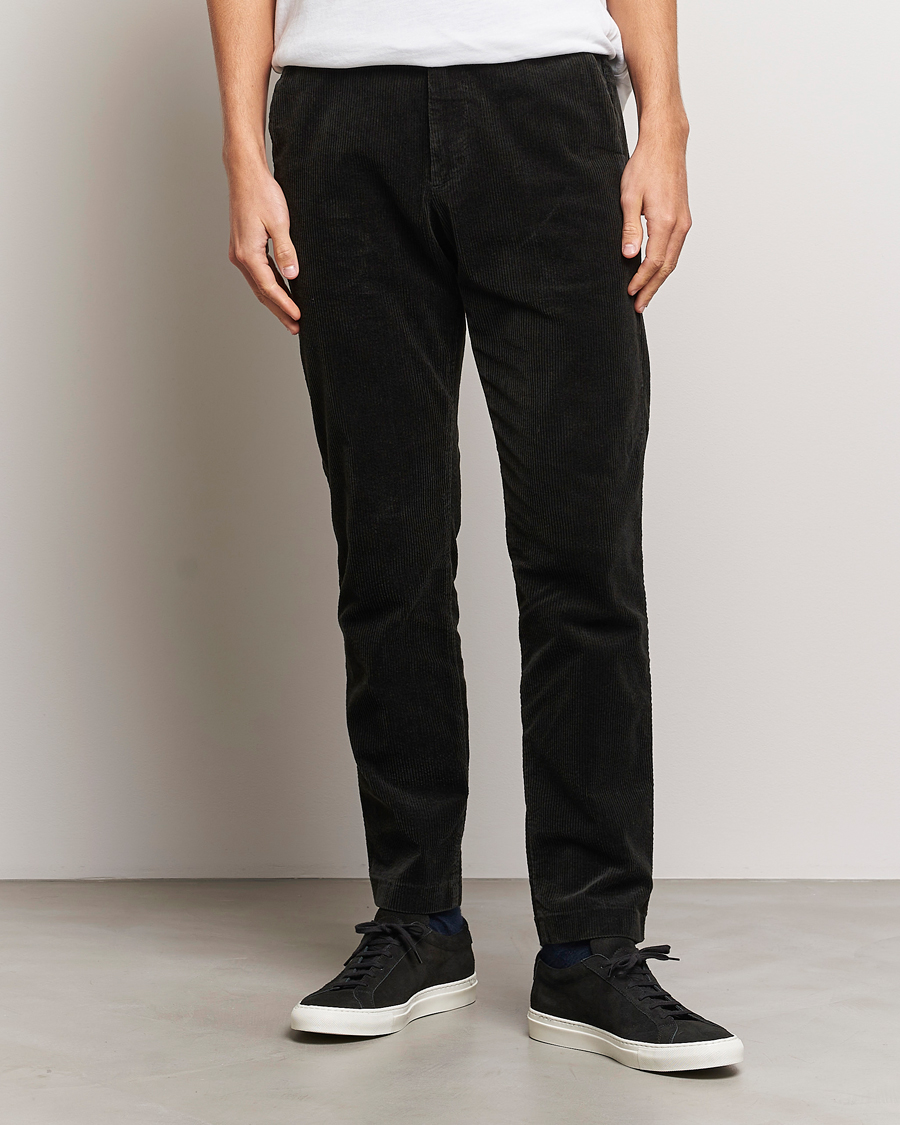 Heren |  | NN07 | Theo Regular Fit Corduroy Chinos Dark Army