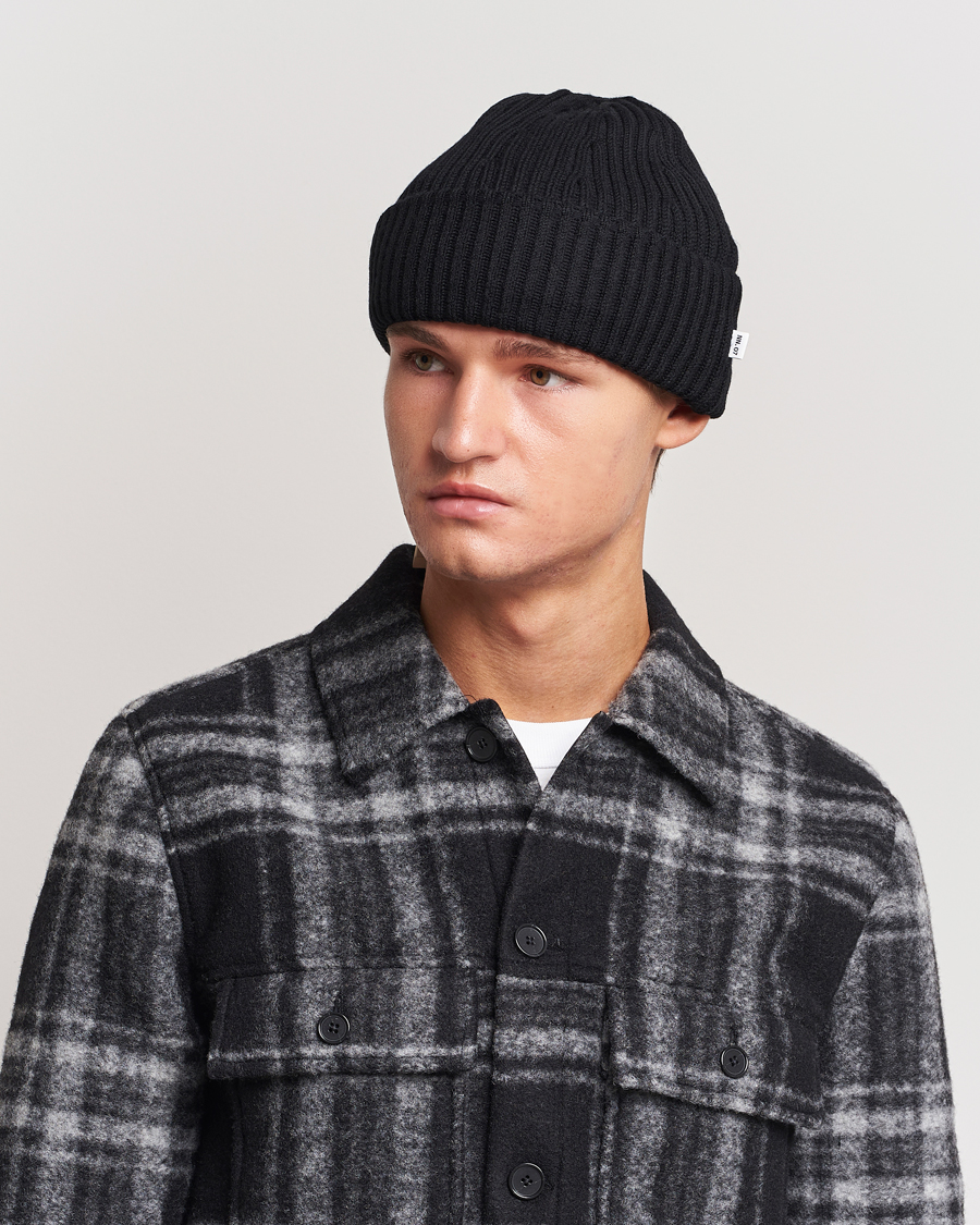 Heren | Beanies | NN07 | Ribbed Hat Black