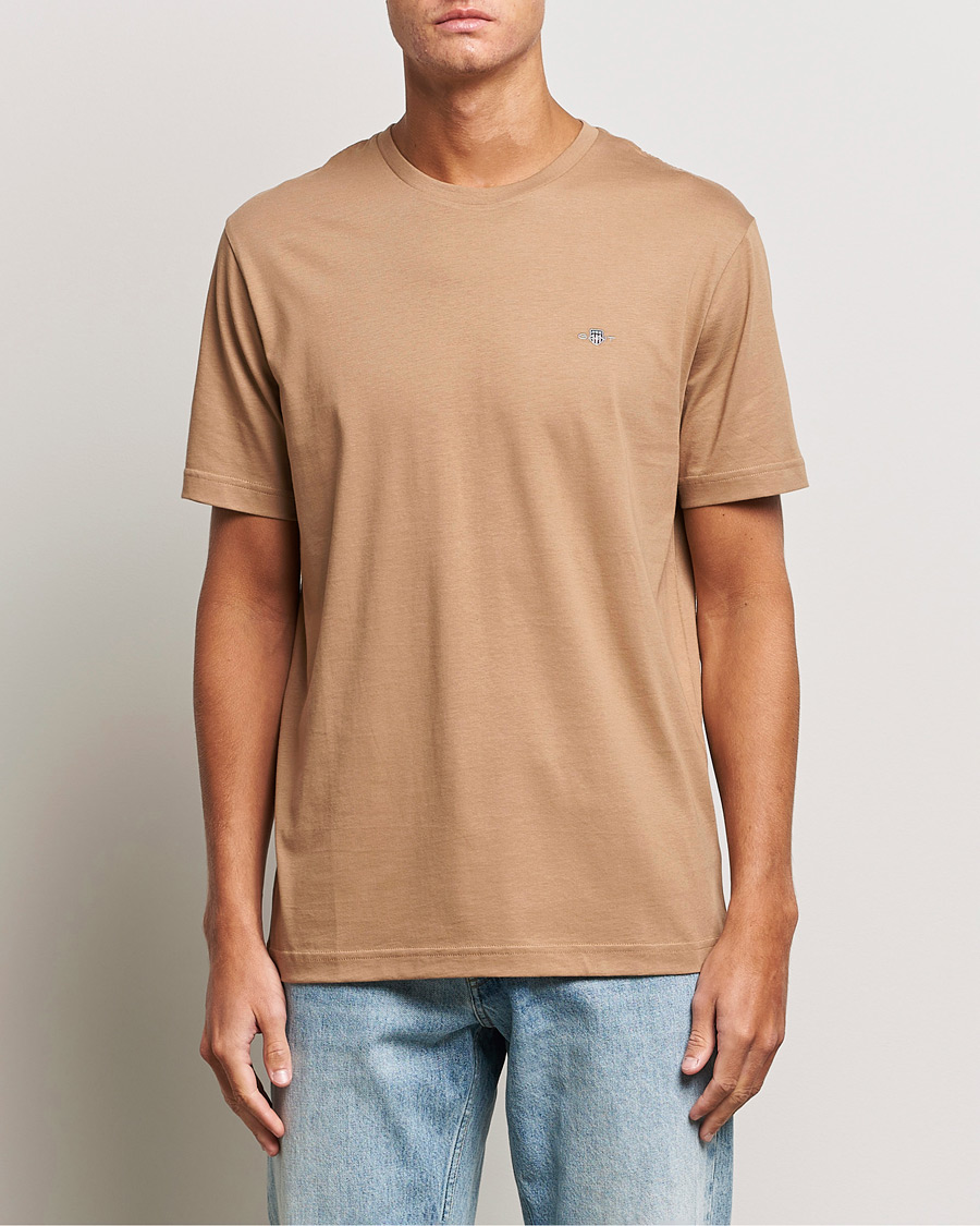 Heren |  | GANT | The Original T-Shirt Warm Khaki