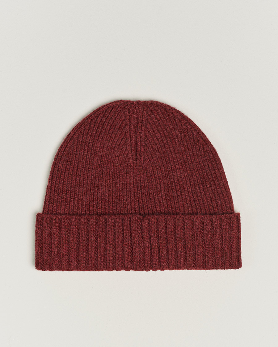 Heren | GANT Wool Lined Beanie Plumped Red | GANT | Wool Lined Beanie Plumped Red