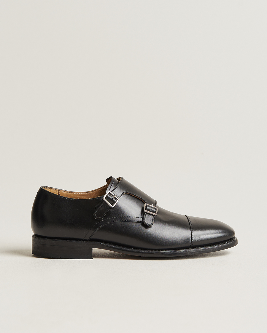 Myrqvist lsten Double Monkstrap Black Calf Man CareOfCarl