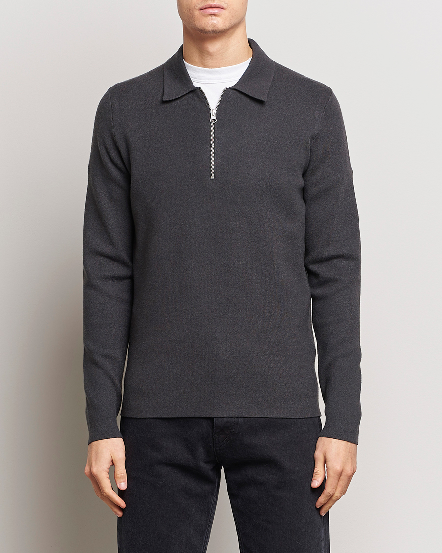 Heren |  | Samsøe Samsøe | Guna Half Zip Volcanic Ash