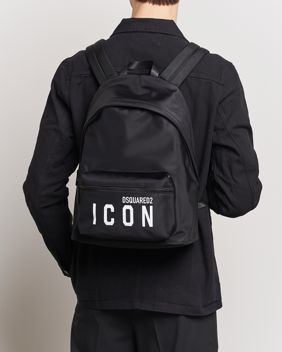Heren |  | Dsquared2 | Be Icon Backpack Black
