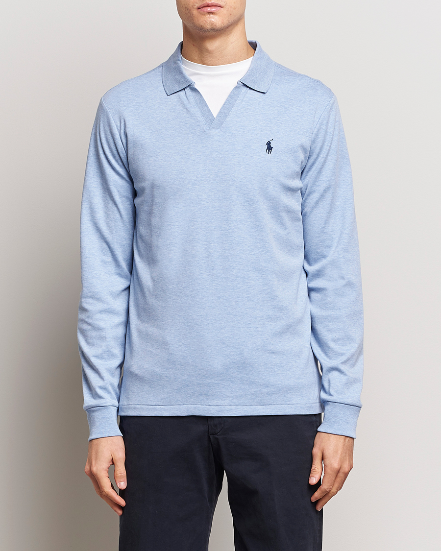 Heren |  | Polo Ralph Lauren | Long Sleeve Polo Shirt Isle Heather