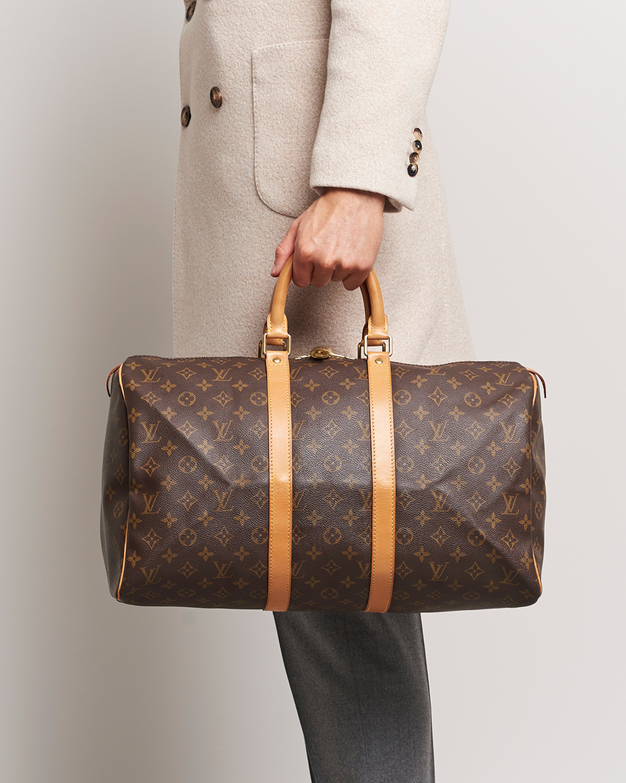 Louis Vuitton Pre Owned Keepall 45 Bag Monogram