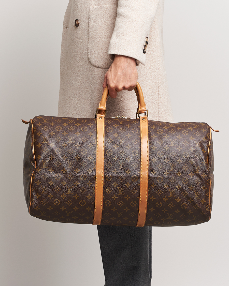 Louis Vuitton Pre Owned Keepall 55 Bag Monogram