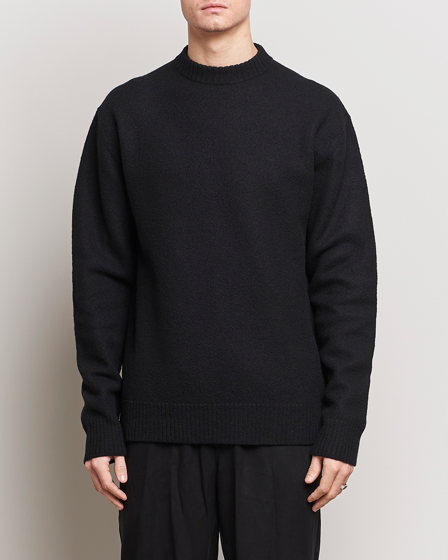 Heren |  | Jil Sander | Lightweight Merino Wool Sweater Black