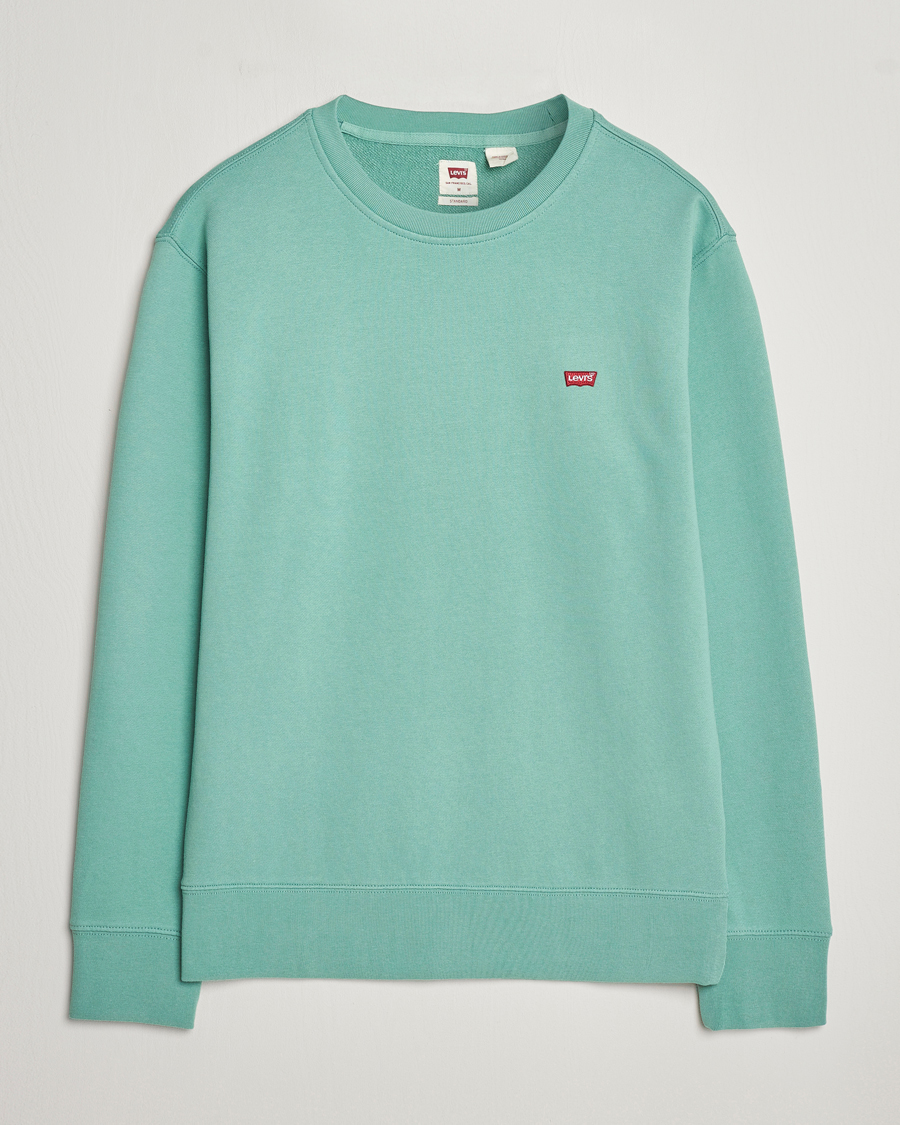 Levi s Original Crew Neck Sweatshirt Feldspar Green Man