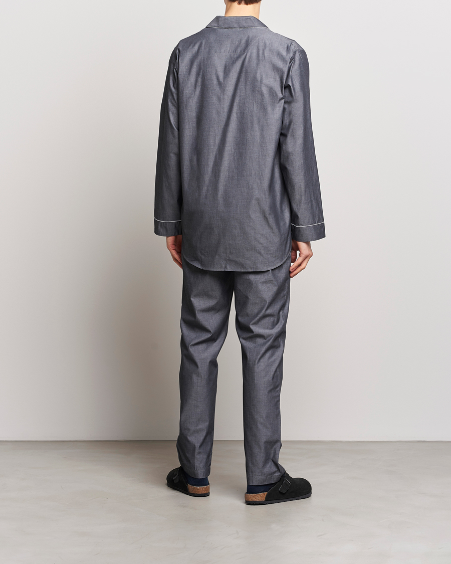 Heren |  | Zimmerli of Switzerland | Mercerised Cotton Pyjamas Dark Grey