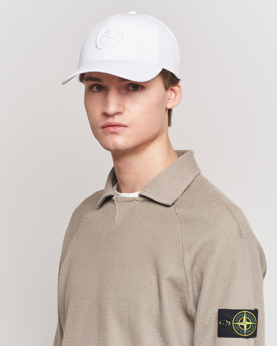 Stone island polo online wit heren