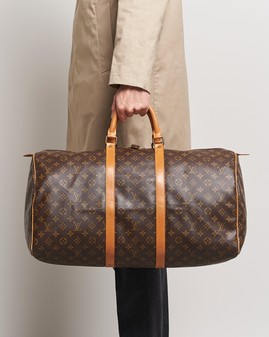 Louis Vuitton Pre Owned Keepall 55 Bag Monogram