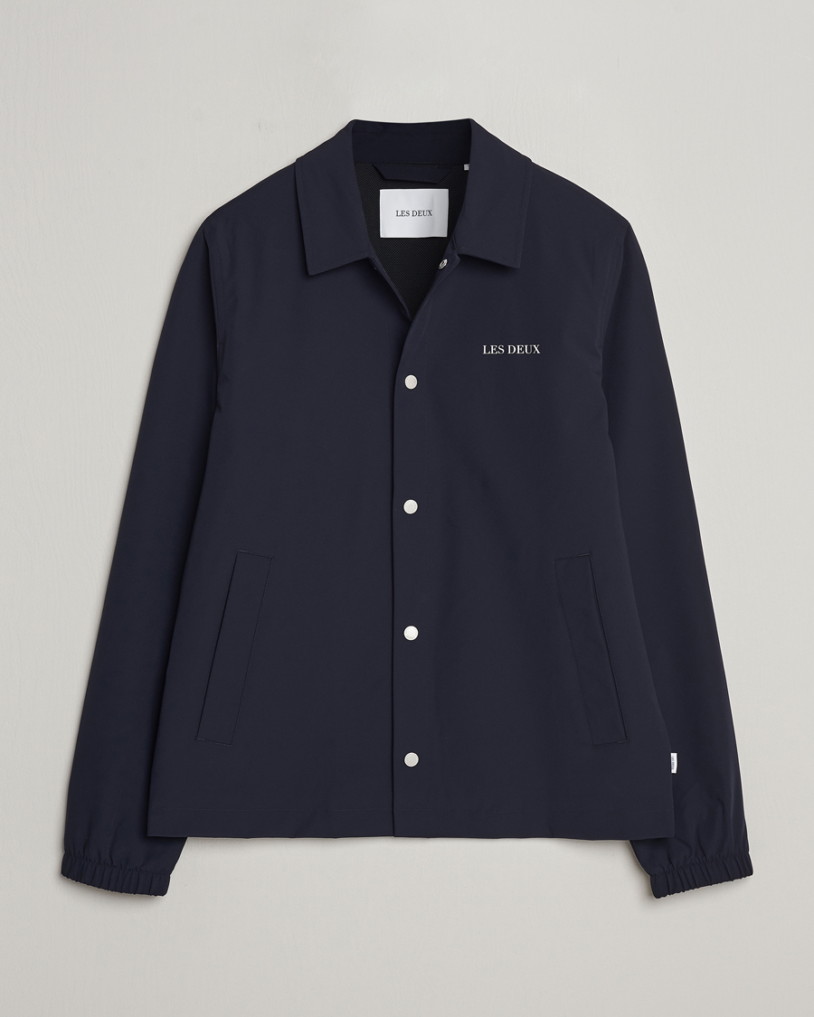 Heren | Jassen | LES DEUX | Idris Coach Jacket Dark Navy