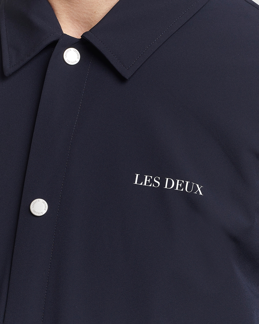 Heren | Jassen | LES DEUX | Idris Coach Jacket Dark Navy