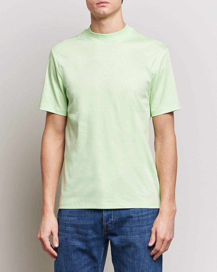 Heren |  | J.Lindeberg | Ace Mock Neck T-Shirt Paradise Green