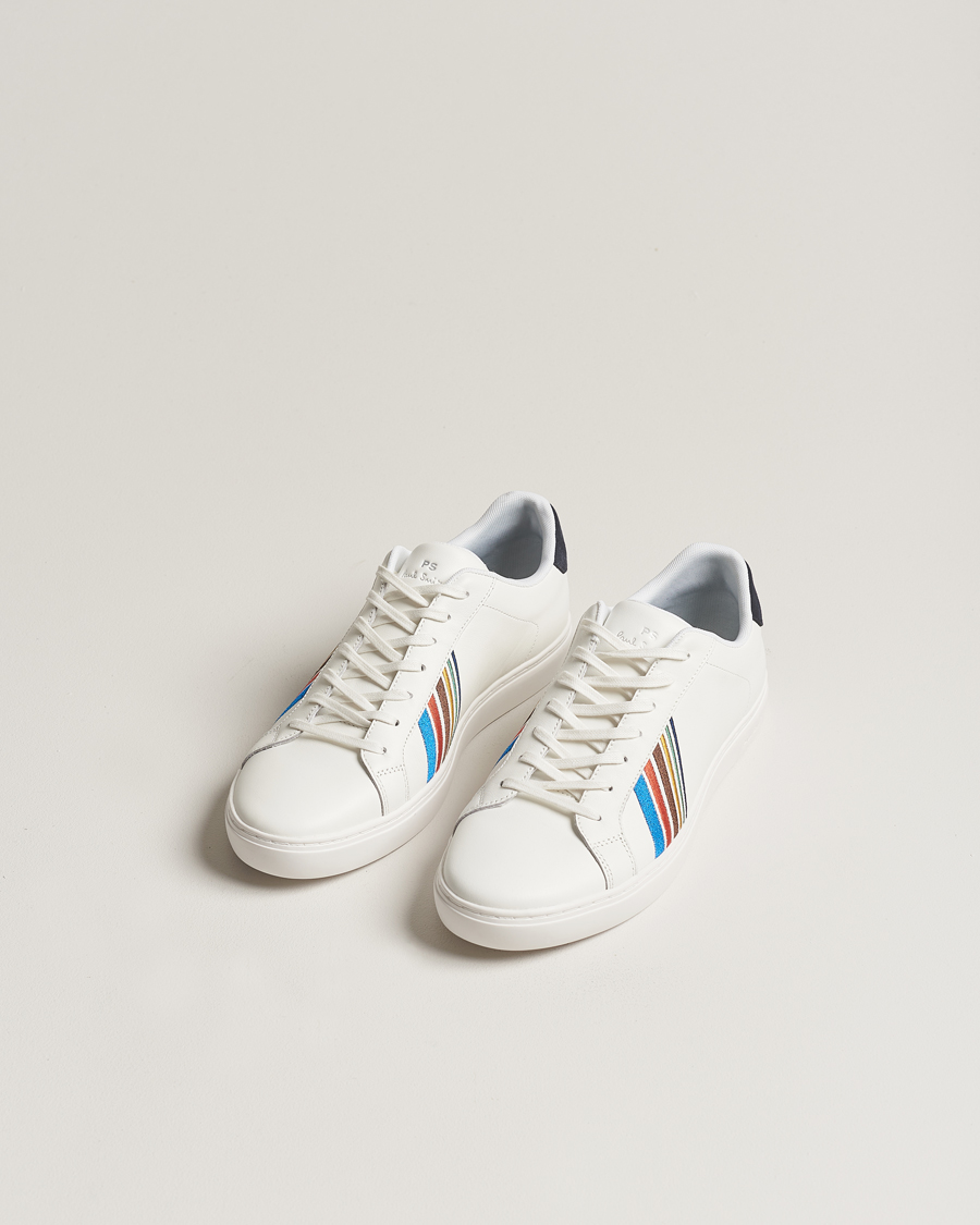 Heren |  | PS Paul Smith | Rex Embroidery Leather Sneaker White