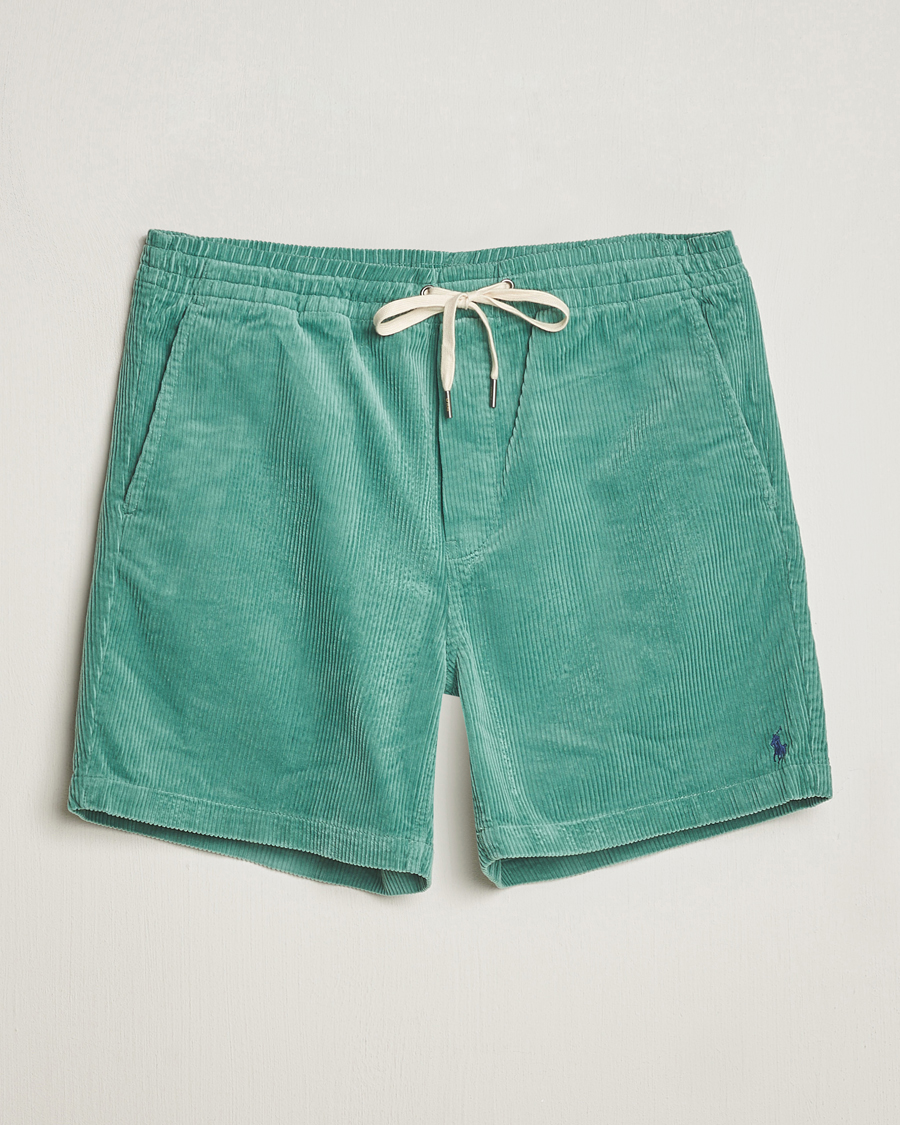 Heren | Korte broek | Polo Ralph Lauren | Prepster Corduroy Drawstring Shorts Seafoam Green