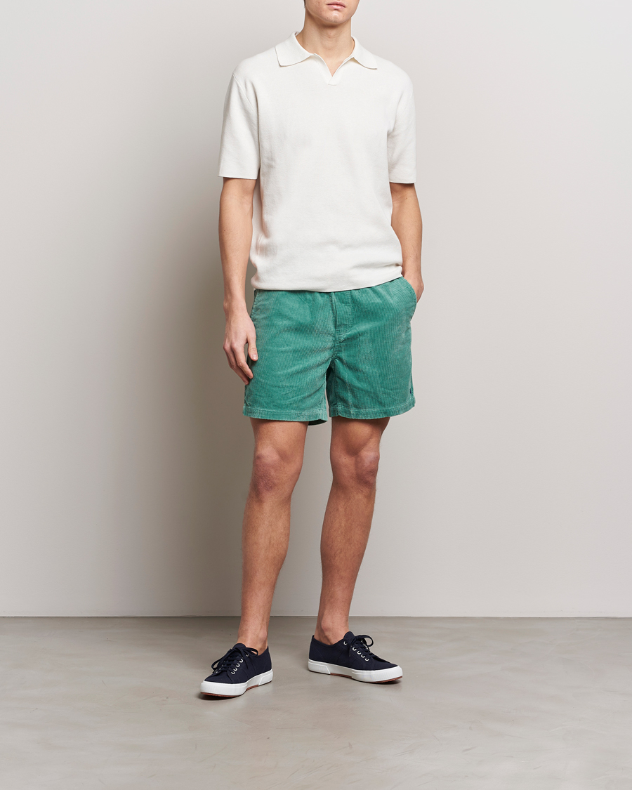 Heren | Korte broek | Polo Ralph Lauren | Prepster Corduroy Drawstring Shorts Seafoam Green
