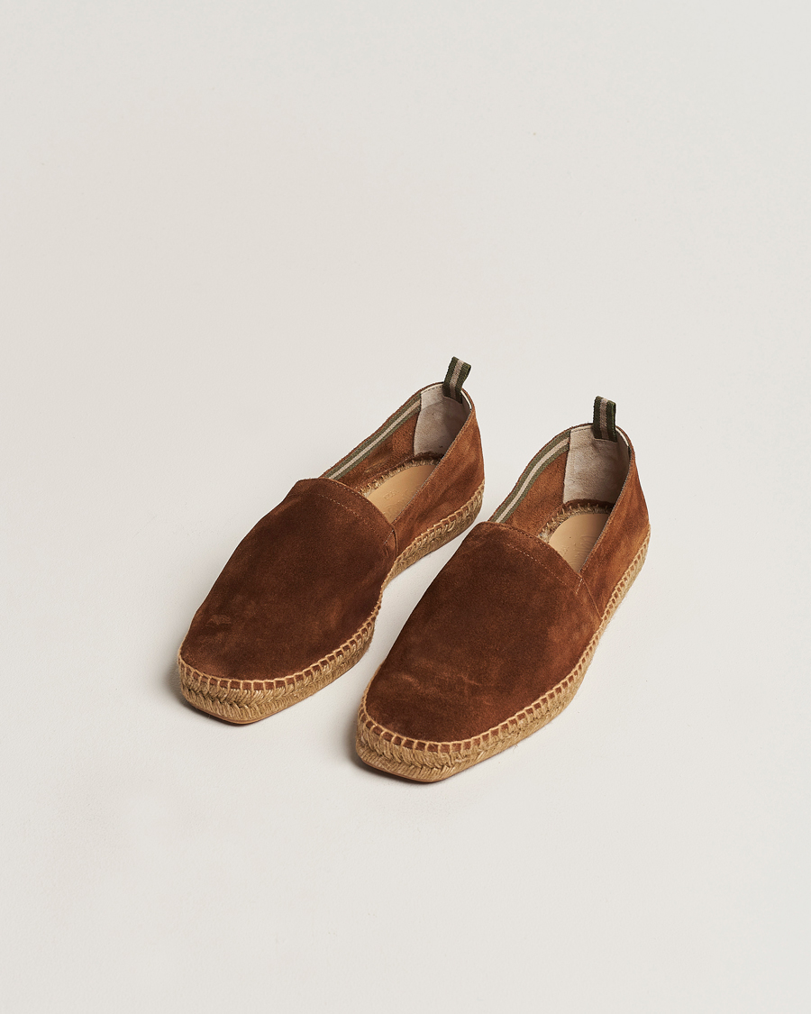 Heren | Espadrilles | Castañer | Pablo Casual Suede Espadrilles Cuero