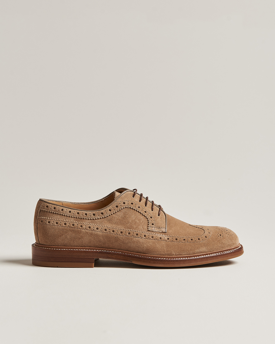 Brunello Cucinelli Brogue Desert Suede