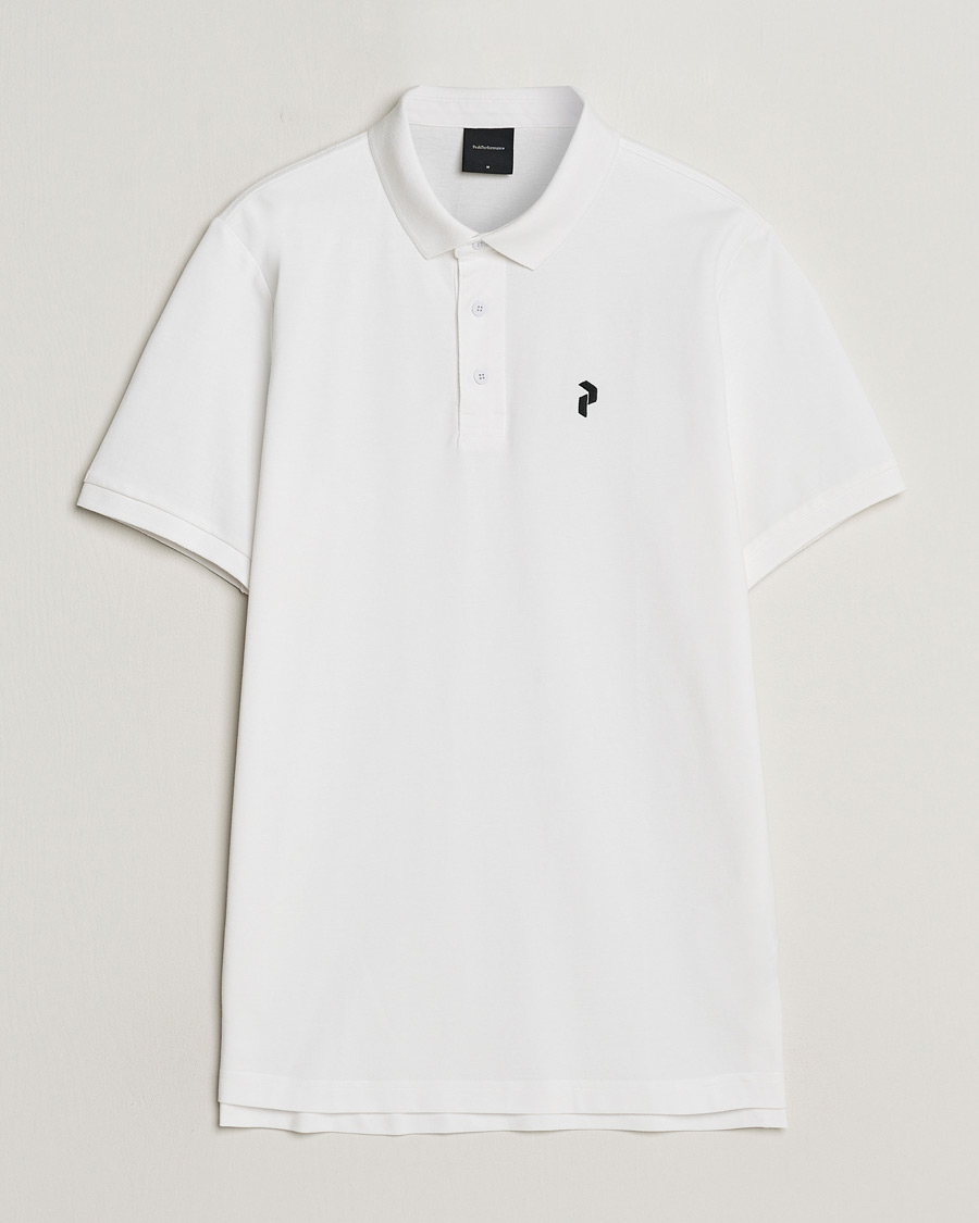 Heren | Polo's | Peak Performance | Classic Cotton Polo White