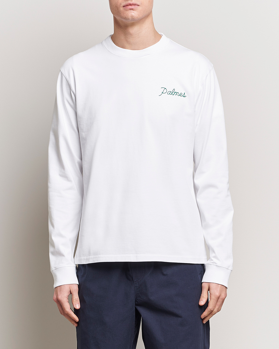 Heren |  | Palmes | Sunset Long Sleeve T-Shirt White
