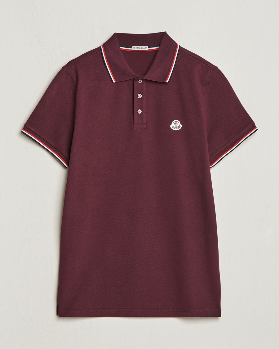 Moncler 2025 polo rood