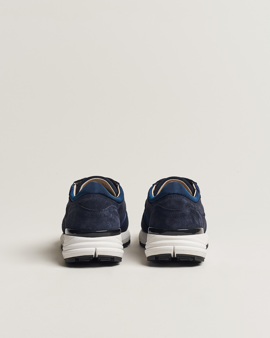 Heren | Sneakers | Sweyd | Way Suede Running Sneaker Navy