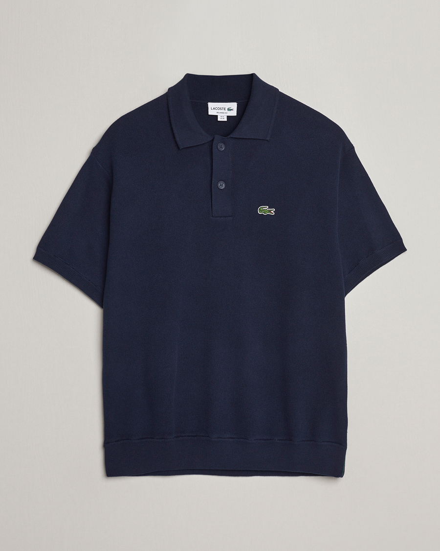 Lacoste knitted polo new arrivals