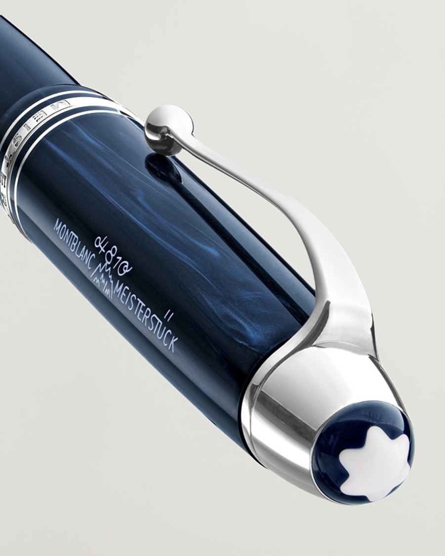 Heren |  | Montblanc | Meisterstück Precious Resin FP LeGrand F Blue