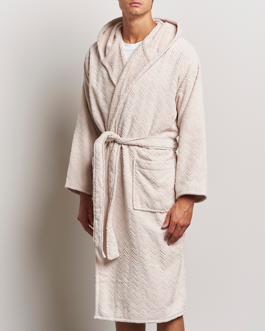 Heren |  | Missoni Home | Chalk Bath Robe Beige