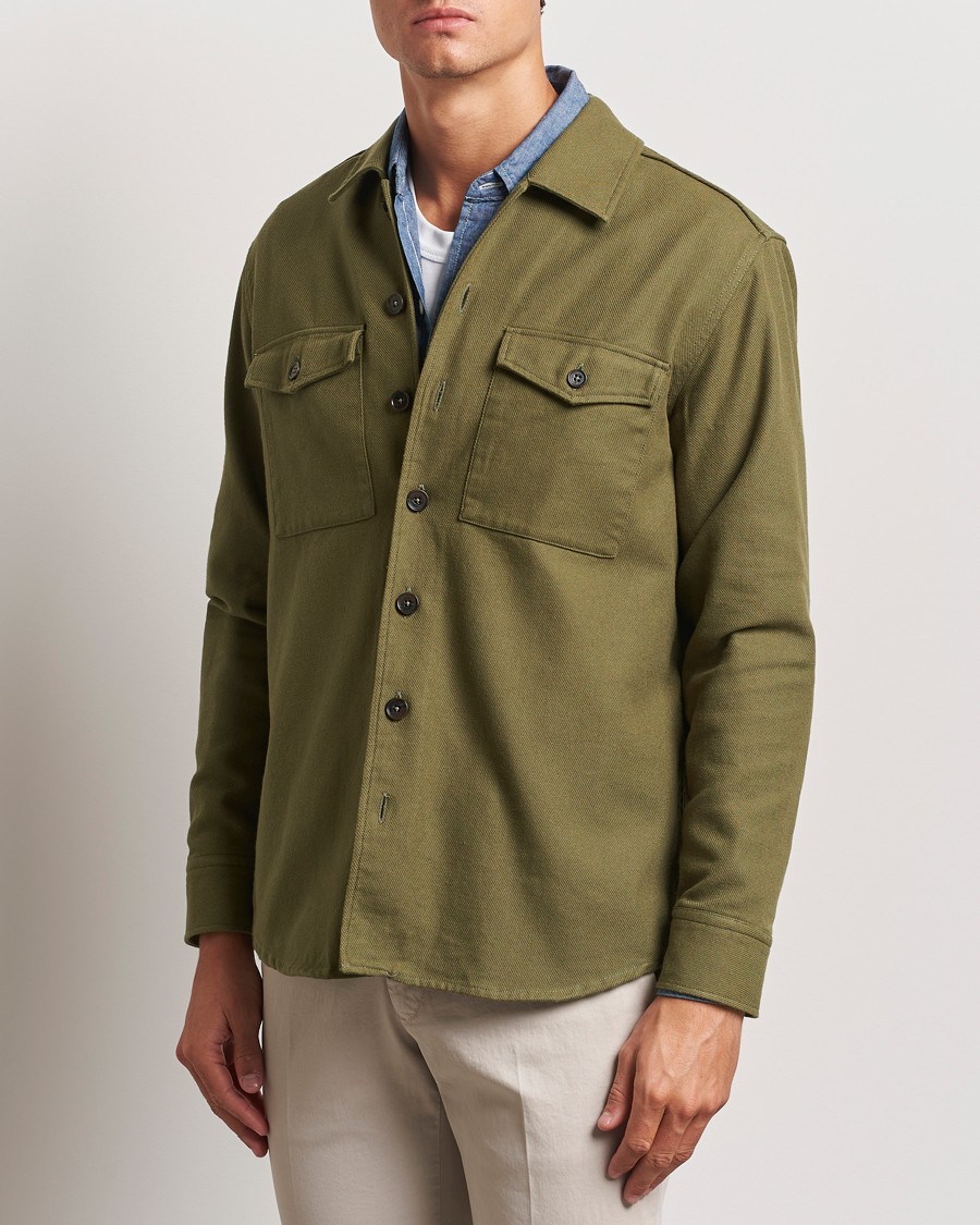 Heren |  | Grigio | Heavy Twill Overshirt Military