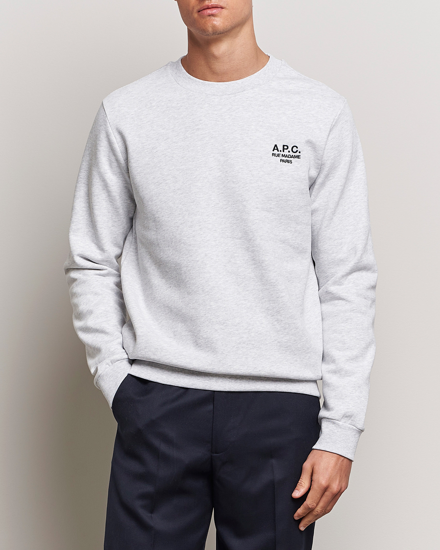 Heren | Truien | A.P.C. | Rue Madame Sweatshirt Heather Grey