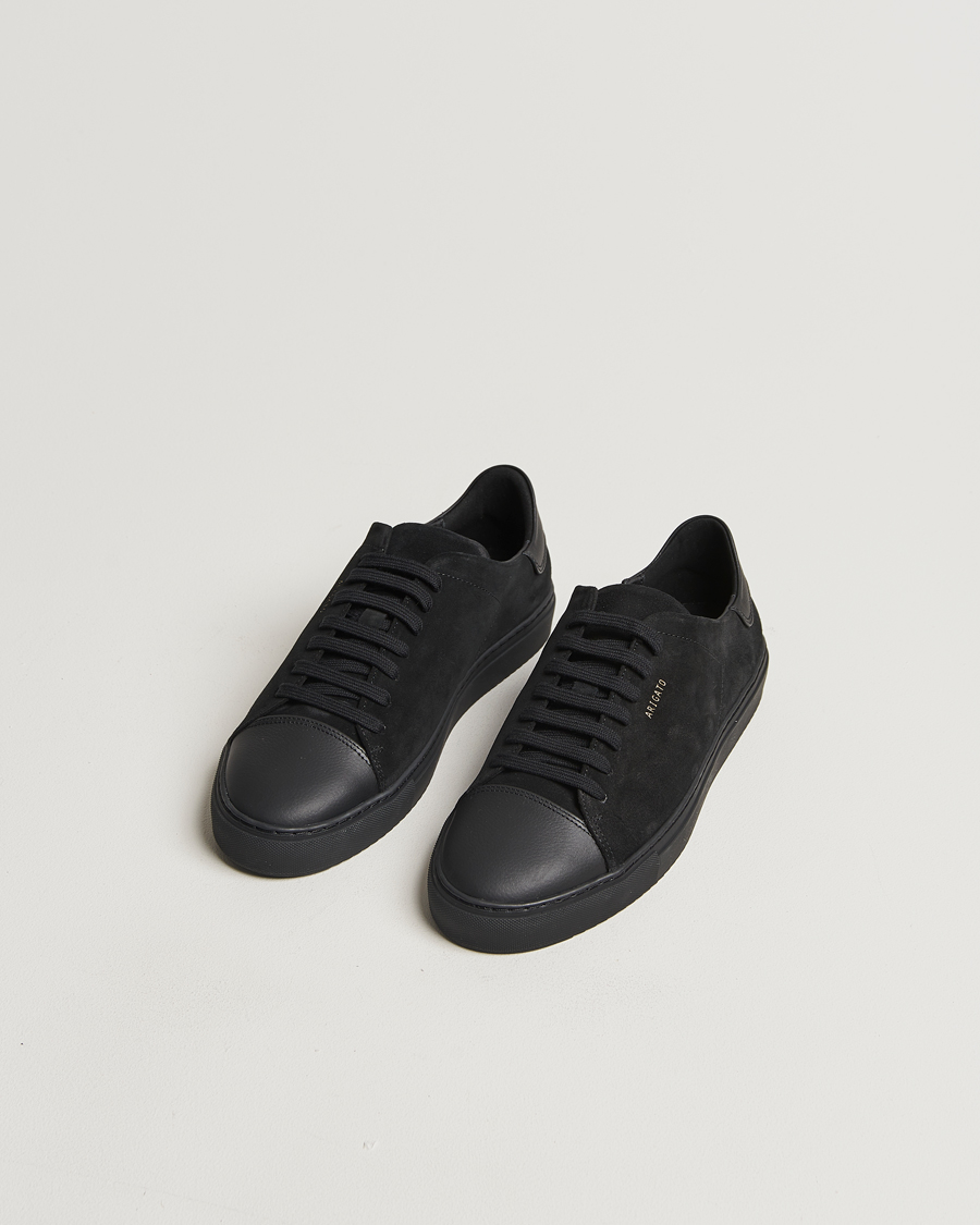 Heren |  | Axel Arigato | Clean 90 Suede Cap Sneaker Black