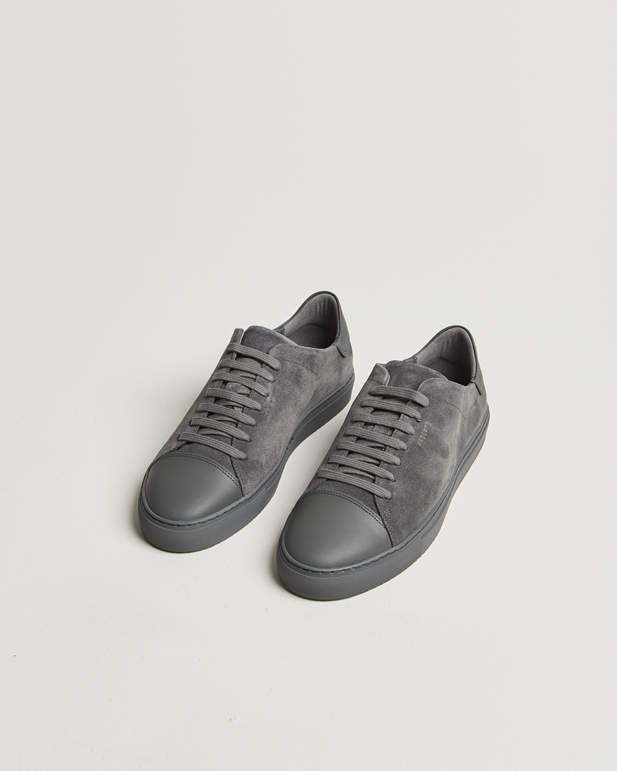 Heren |  | Axel Arigato | Clean 90 Suede Cap Sneaker Dark Grey
