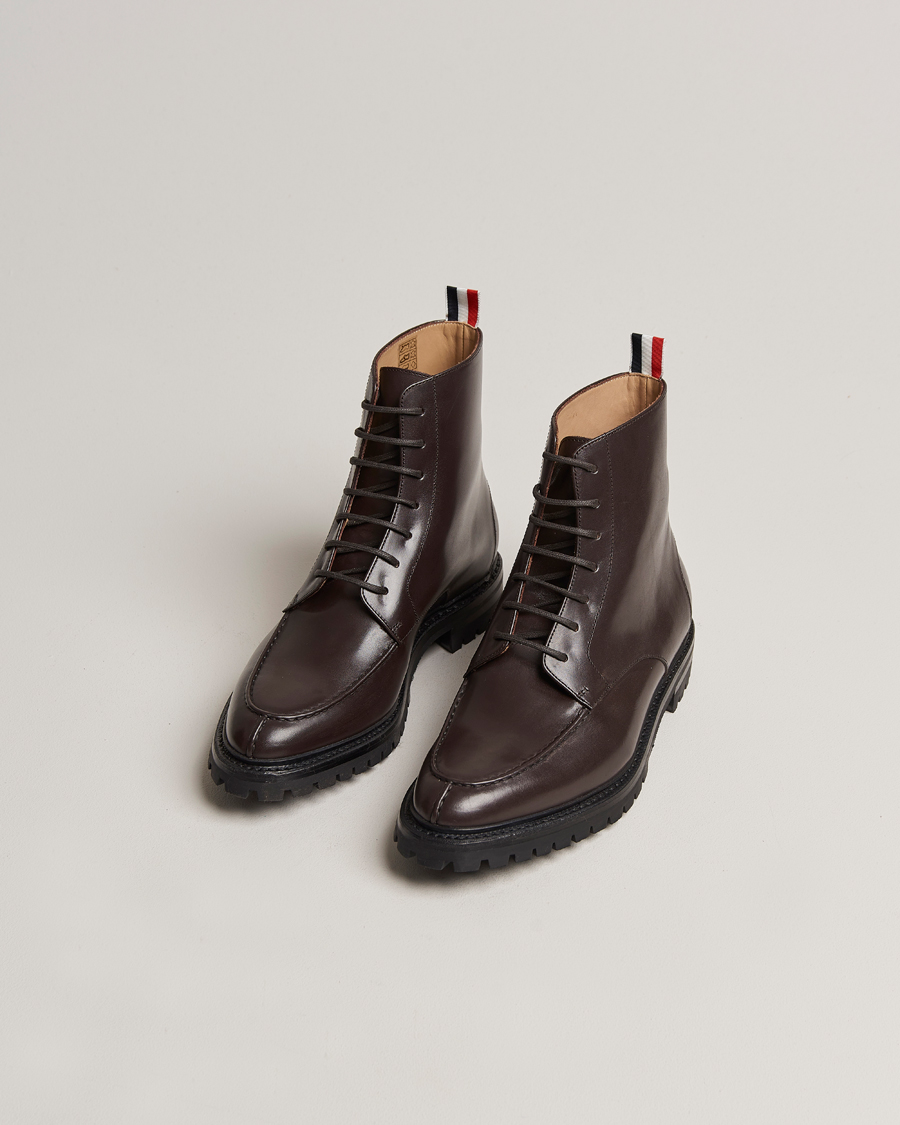 Heren | Winterschoenen | Thom Browne | Apron Stitch Commando Boots Brown