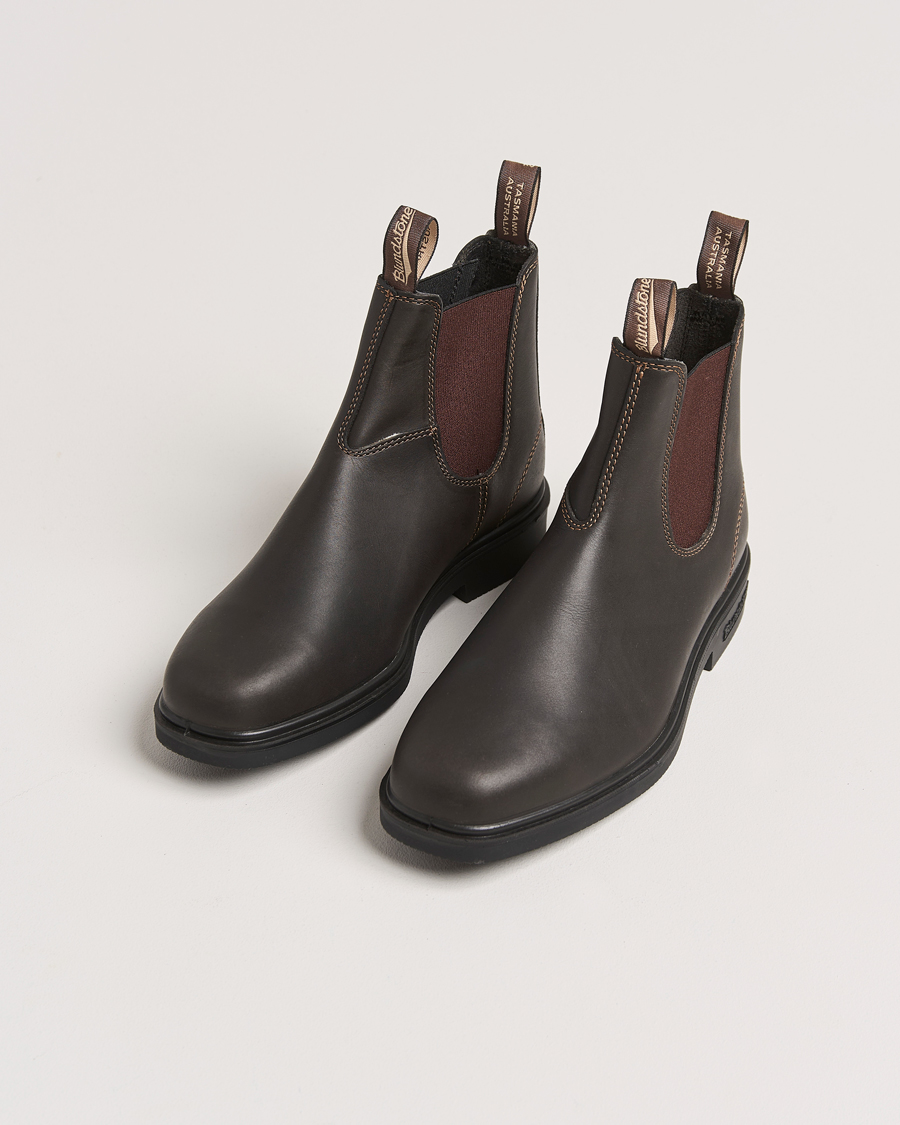 Heren |  | Blundstone | 062 Dress Leather Chelsea Boot Stout Brown