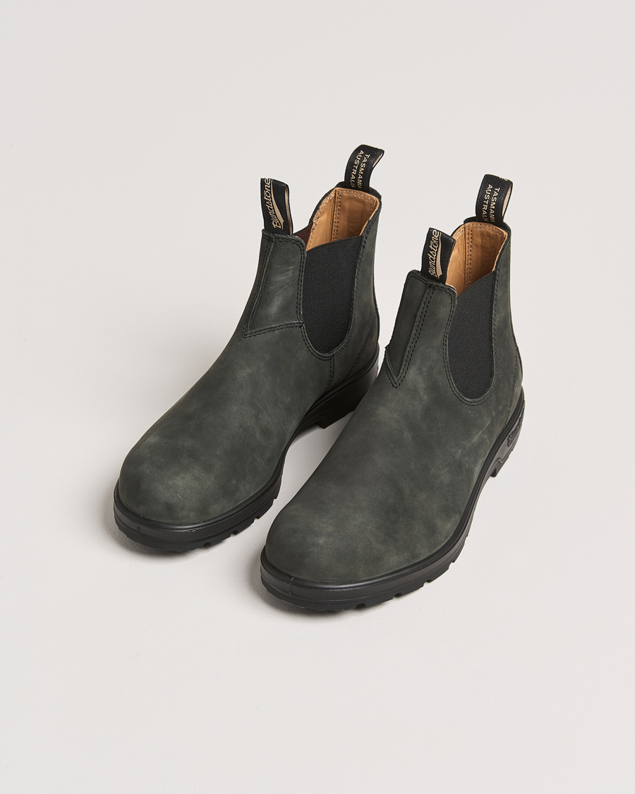 Heren | Laarzen | Blundstone | 587 Classic Leather Chelsea Boot Rustic Black