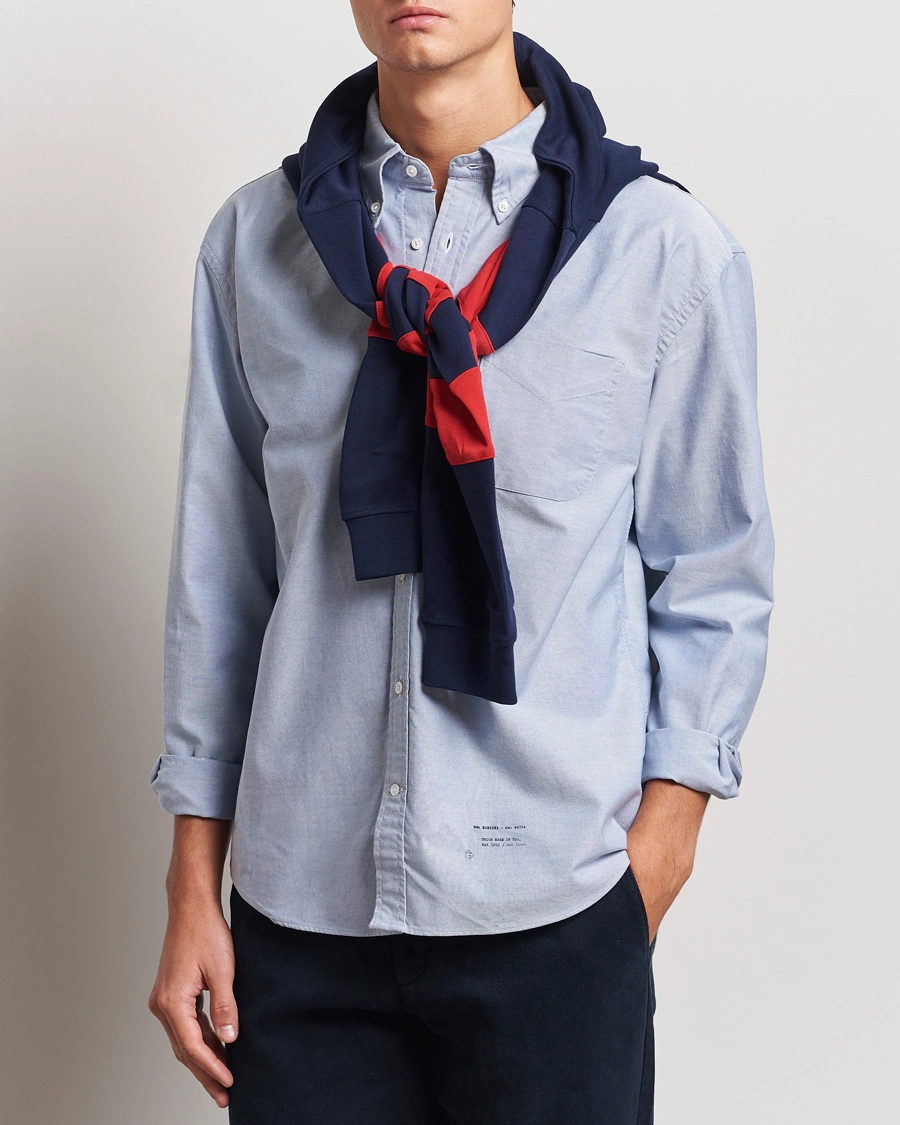 Heren |  | GANT 240 Mulberry Street | Regular Fit US Oxford Shirt Blue Water