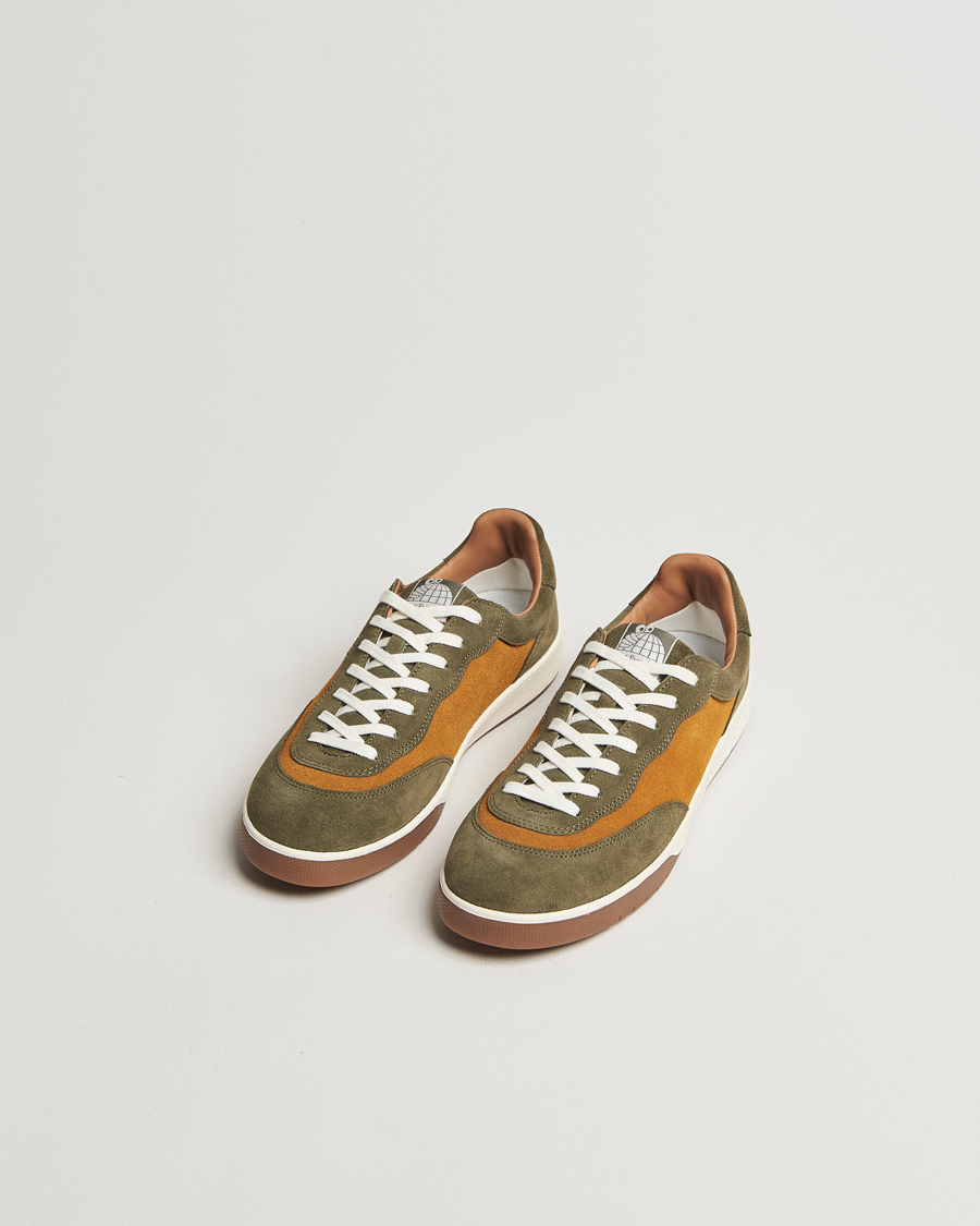 Heren | Schoenen | Last Resort | CM001 Suede Sneaker Olive/Golden Brown